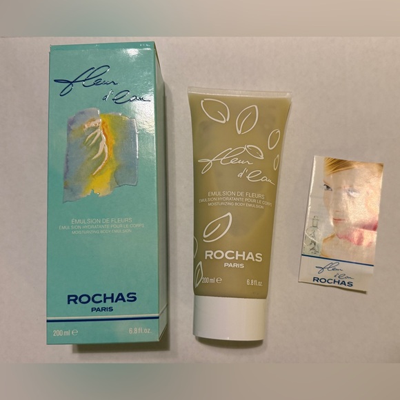 Fleur D’Eau Rochas Paris 6.8 fl ozMoisturizing Body Emulsion Vintage
